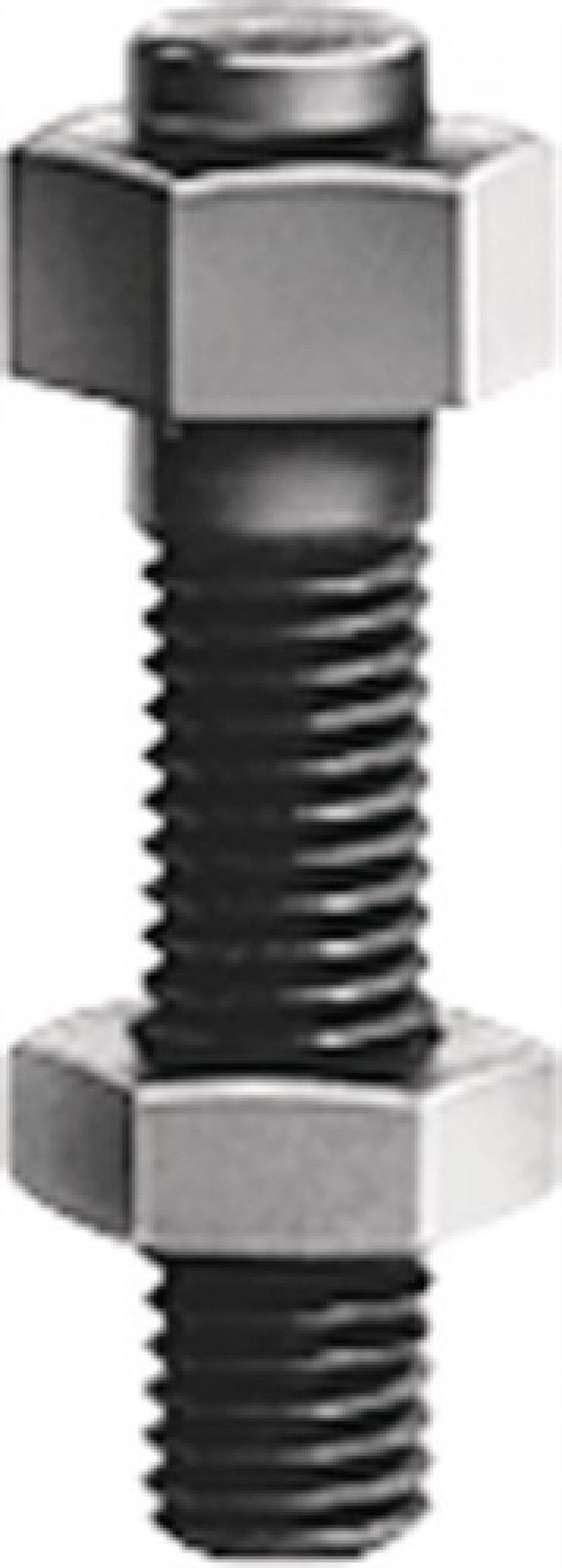 Stützschraube Nr.6616 M12 Gesamt-L.58,5mm Gr.1 m.Mutter f.Spanner Nr.6610 AMF Stützschraube Nr.6616 M12 Gesamt-L.58,5mm Gr.1 m.Mutter f.Spanner Nr.6610 AMF