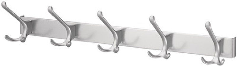 Huthaken-Leiste 0822-0825 5 Hak.A.96mm LM.silberf.elox.H.102mm Huthaken-Leiste 0822-0825 5 Hak.A.96mm LM.silberf.elox.H.102mm