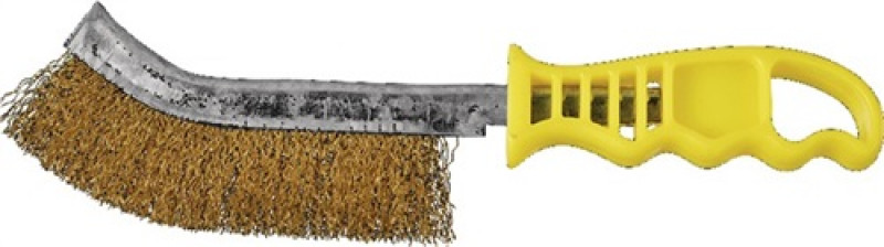 Drahtbürste L.265 mm Messingdraht 0,3 mm 1-reihig PROMAT Drahtbürste L.265 mm Messingdraht 0,3 mm 1-reihig PROMAT