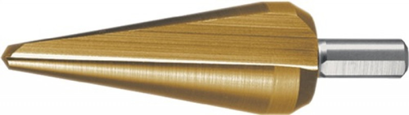 Blechschälbohrer Bohrber.5-22,5mm HSS TiN Gesamt-L.79mm Z.2 RUKO Blechschälbohrer Bohrber.5-22,5mm HSS TiN Gesamt-L.79mm Z.2 RUKO