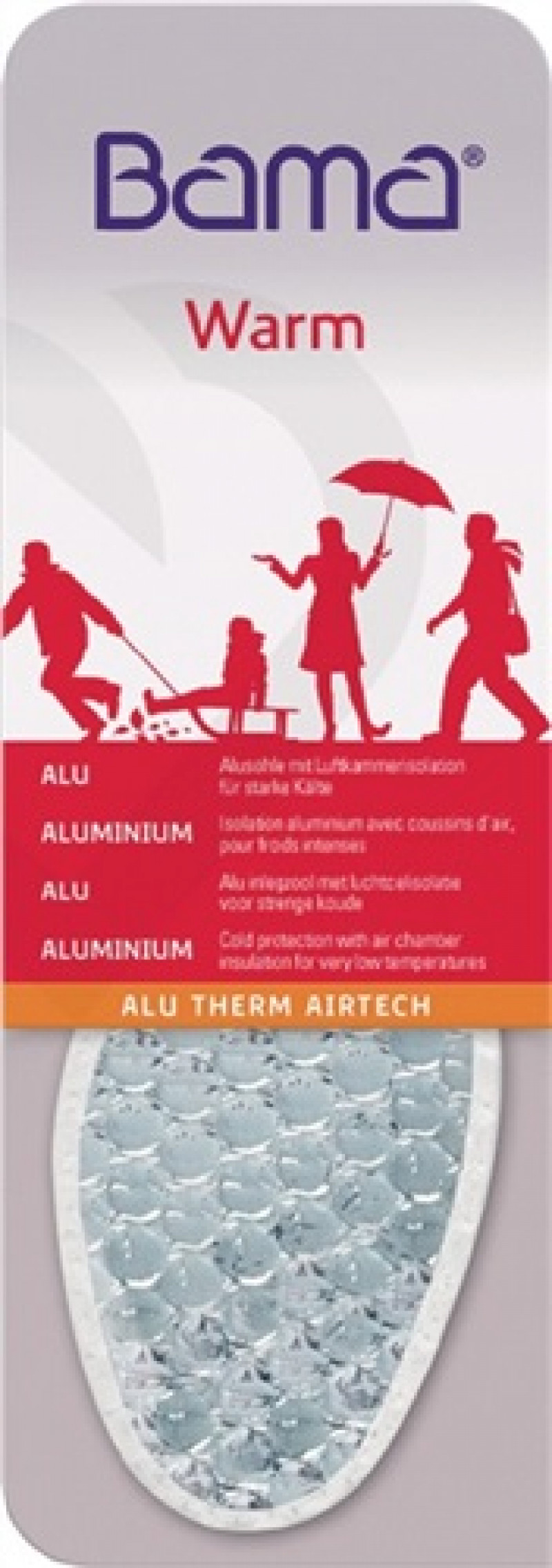 Einlegesohle AluTherm-Airtech Gr.40 silber Alu-Kälteschutz Bama Einlegesohle AluTherm-Airtech Gr.40 silber Alu-Kälteschutz Bama
