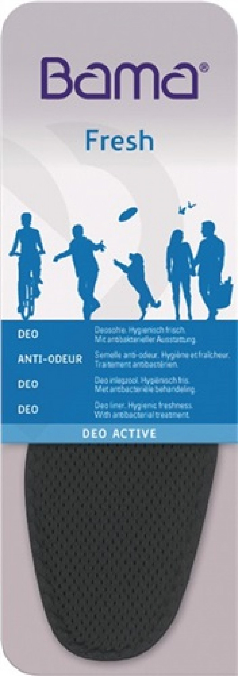 Einlegesohle Deo Active Gr.41 schwarz hygienisch Bama Einlegesohle Deo Active Gr.41 schwarz hygienisch Bama