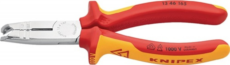 Abmantelungszange DIN ISO 5746 L.165mm verchr.2K-Hülle KNIPEX Abmantelungszange DIN ISO 5746 L.165mm verchr.2K-Hülle KNIPEX
