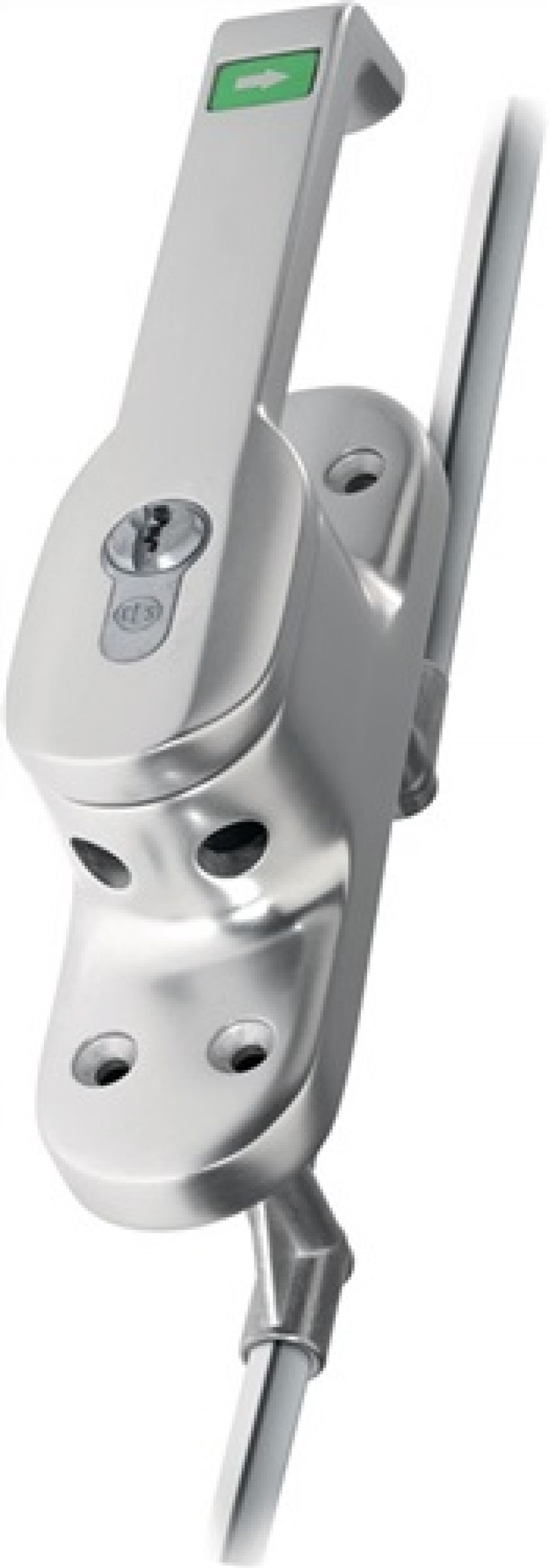 Türtreibr.978 DIN li./ re.VA-Optik LM.23mm Rundstange 10mm