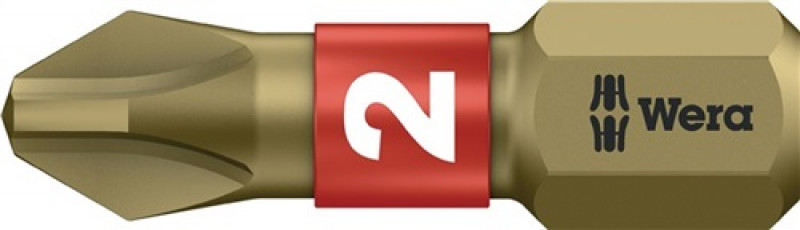 Bit 851/1 BTH 1/4 Zoll PH 1 L.25mm BiTorsion,extrahart WERA Bit 851/1 BTH 1/4 Zoll PH 1 L.25mm BiTorsion,extrahart WERA