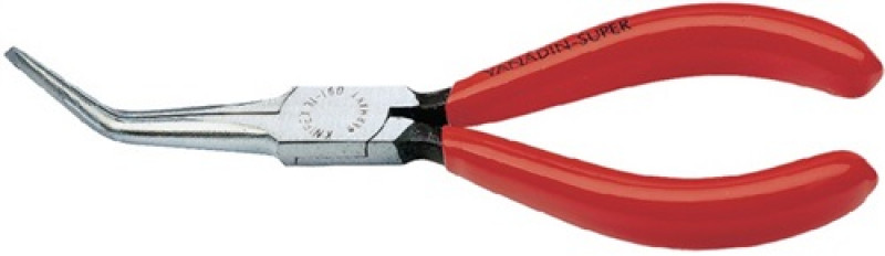 Elektronik-Greifzange L.160mm pol.Griff Ku.überzogen gewinkelte Backen Knipex Elektronik-Greifzange L.160mm pol.Griff Ku.überzogen gewinkelte Backen Knipex