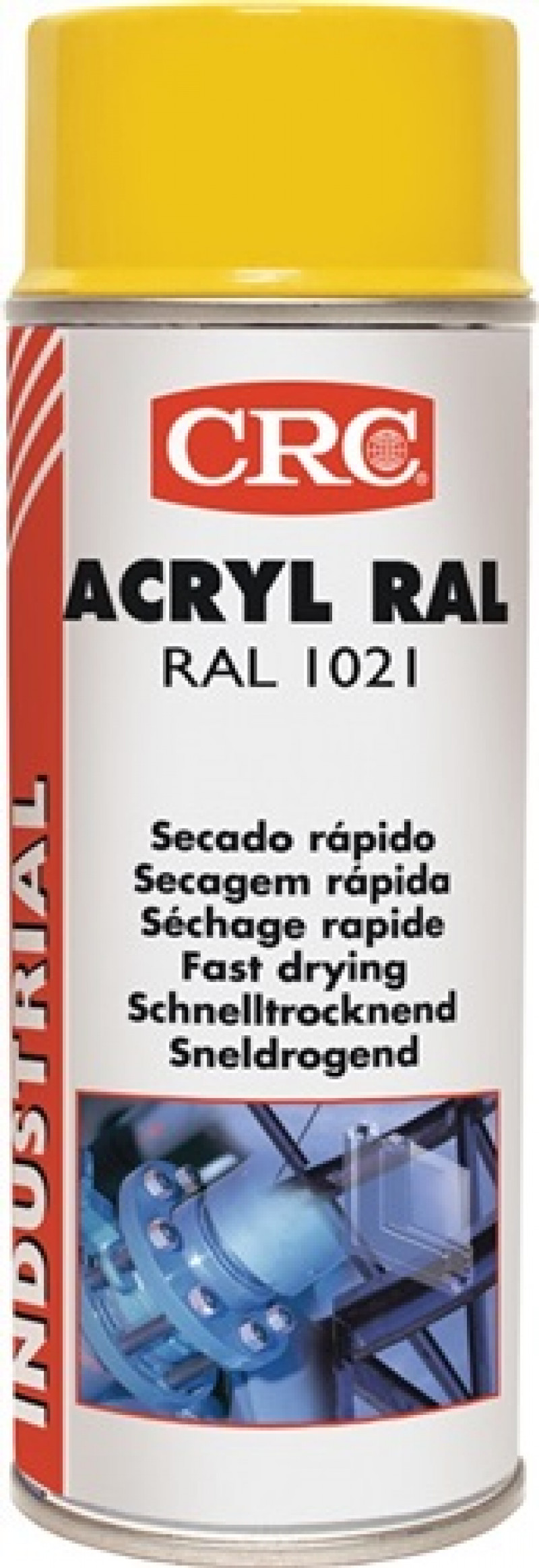 Farb-Schutzlack-Spray ACRYL RAL rapsgelb glänzend RAL 1021 400 ml Spraydose CRC Farb-Schutzlack-Spray ACRYL RAL rapsgelb glänzend RAL 1021 400 ml Spraydose CRC