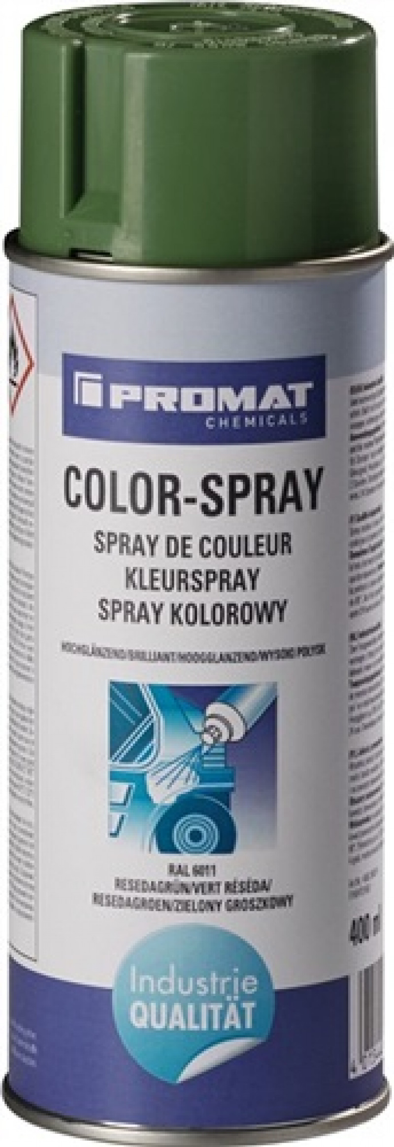 Colorspray resedagrün hochglänzend RAL 6011 400 ml Spraydose PROMAT CHEMICALS Colorspray resedagrün hochglänzend RAL 6011 400 ml Spraydose PROMAT CHEMICALS