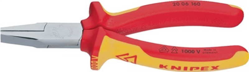 Flachzange DIN ISO 5745 Gesamt-L.160mm Spezialwerkzeugstahl Kopf verchr. Flachzange DIN ISO 5745 Gesamt-L.160mm Spezialwerkzeugstahl Kopf verchr.