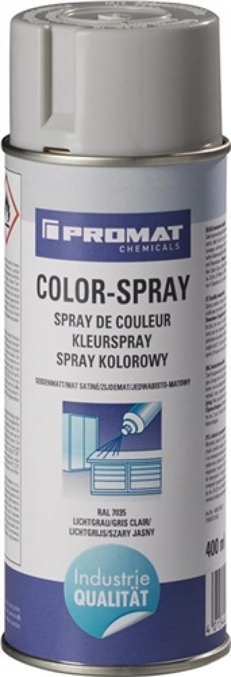 Colorspray lichtgrau seidenmatt RAL 7035 400 ml Spraydose PROMAT CHEMICALS Colorspray lichtgrau seidenmatt RAL 7035 400 ml Spraydose PROMAT CHEMICALS
