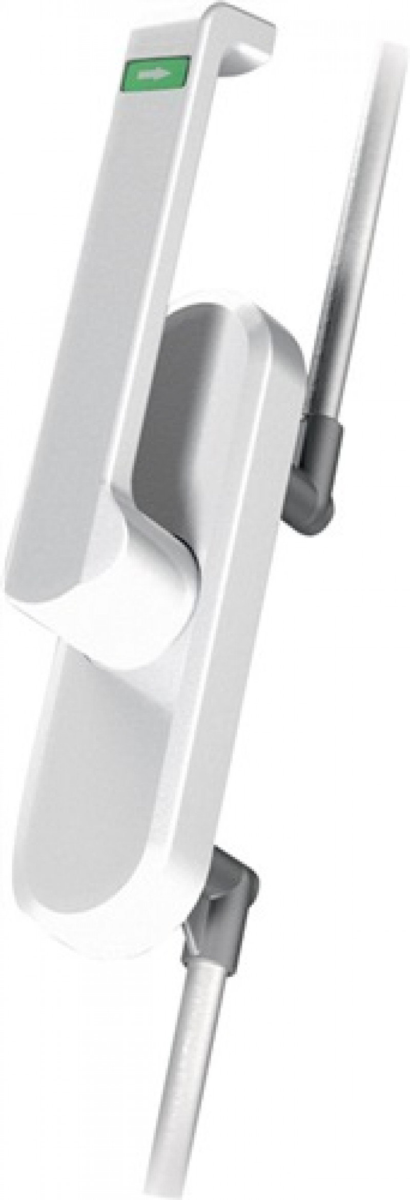 Türtreibr.977 DIN li./ re.weiß LM.23mm Rundstange 10mm Türtreibr.977 DIN li./ re.weiß LM.23mm Rundstange 10mm