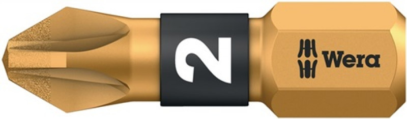 Bit 855/1 BDC SB 1/4 Zoll PZD 2 L.25mm Bi-Torsion,diamantb.Karte m. 1 Bit WERA Bit 855/1 BDC SB 1/4 Zoll PZD 2 L.25mm Bi-Torsion,diamantb.Karte m. 1 Bit WERA