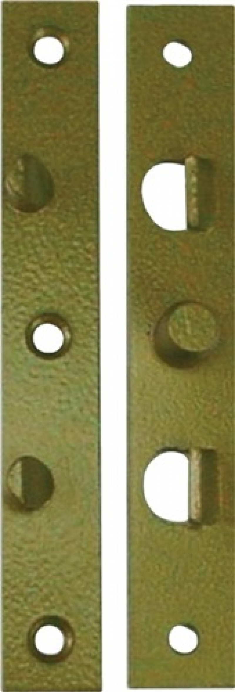 Flach-Bändersicherung L.140mm B.22mm S.3mm STA verz.006/785/V im Btl.m.Schrauben Flach-Bändersicherung L.140mm B.22mm S.3mm STA verz.006/785/V im Btl.m.Schrauben