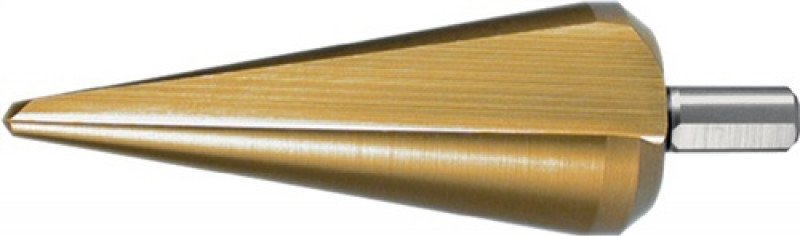 Blechschälbohrer Bohrber.5-31mm HSS TiN Gesamt-L.103mm Z.2 RUKO Blechschälbohrer Bohrber.5-31mm HSS TiN Gesamt-L.103mm Z.2 RUKO