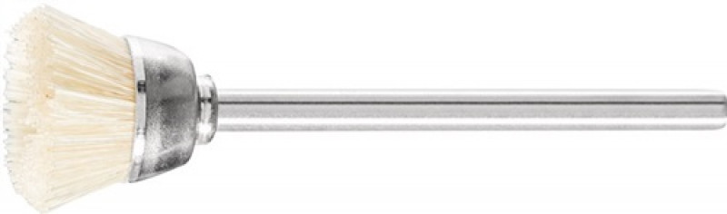 Minitopfbürste TBU D18xB3xL6mm Naturborsten weiß Schaft-D.3mm PFERD Minitopfbürste TBU D18xB3xL6mm Naturborsten weiß Schaft-D.3mm PFERD