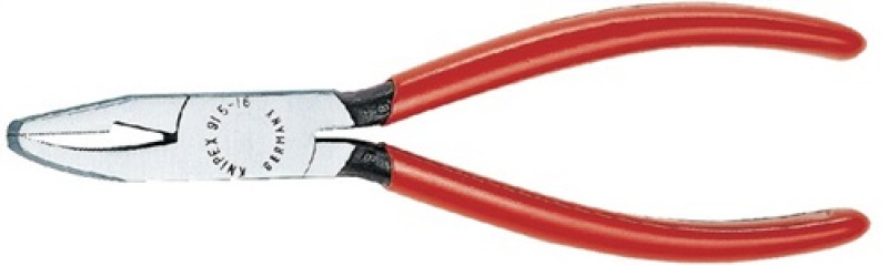 Glaskröselzange DIN ISO 5743 L.160mm Backen-B.9,5mm Kopf pol.Ku.-Überzug KNIPEX Glaskröselzange DIN ISO 5743 L.160mm Backen-B.9,5mm Kopf pol.Ku.-Überzug KNIPEX