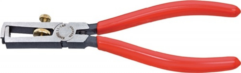 Abisolierzange L.160mm pol.Ku.-Überzug m.Öffnungsfeder KNIPEX Abisolierzange L.160mm pol.Ku.-Überzug m.Öffnungsfeder KNIPEX