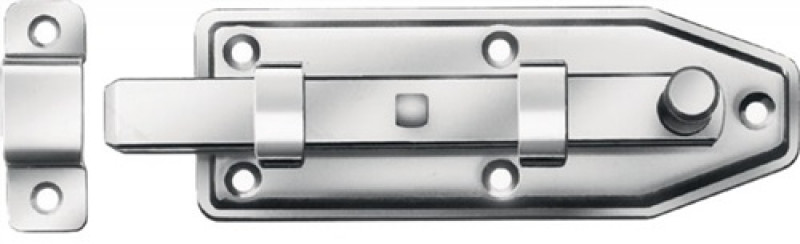 Fensterriegel L.80mm B.30mm Form ger.STA blau verz.VORMANN