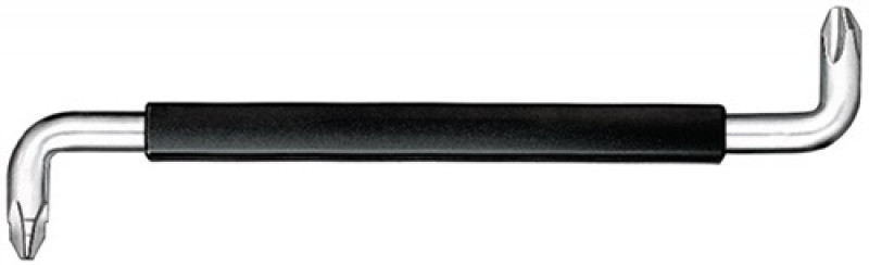 Winkelschraubendreher PH Gr. 1-2 L.125mm Griff sw f.Arbeiten an engen Stellen Winkelschraubendreher PH Gr. 1-2 L.125mm Griff sw f.Arbeiten an engen Stellen
