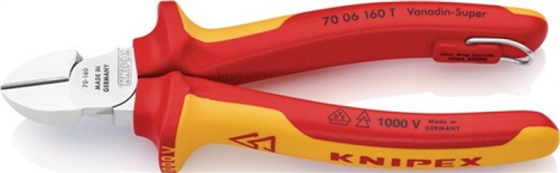Seitenschneider L.160mm m.Öse 2K-Hülle KNIPEX Seitenschneider L.160mm m.Öse 2K-Hülle KNIPEX