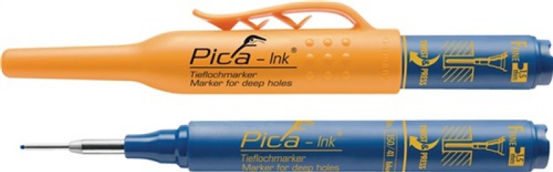Tieflochmarker Pica-Ink blau m.Teleskopspitze PICA Tieflochmarker Pica-Ink blau m.Teleskopspitze PICA