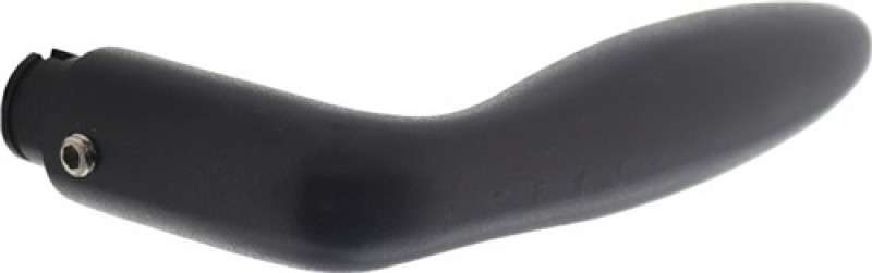 Türdrückerpaar 587 Jupiter VA sw o.Rosetten VK 8mm