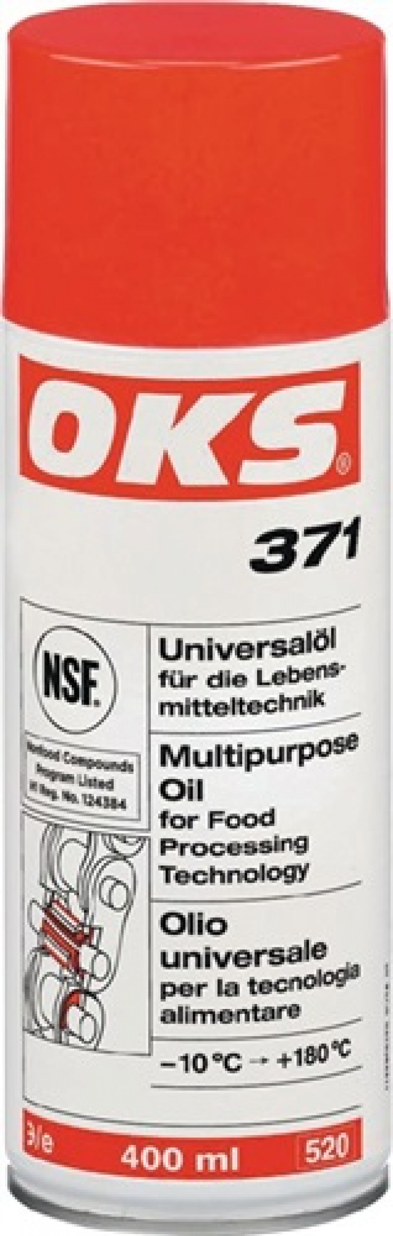 Universalöl f.die Lebensmitteltechnik 371 400 ml Spraydose OKS Universalöl f.die Lebensmitteltechnik 371 400 ml Spraydose OKS