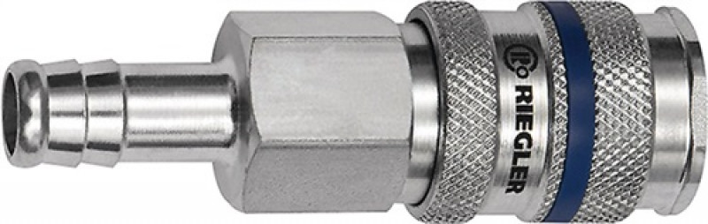 Schnellverschlusskupplung DN 7,8 Tülle STA Schlauchweite LW 9mm RIEGLER Schnellverschlusskupplung DN 7,8 Tülle STA Schlauchweite LW 9mm RIEGLER