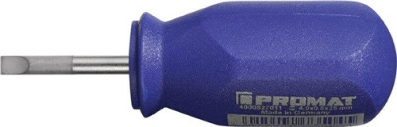 Schraubendreher Schlitz 4x25mm L.80mm Rundkl. Ku.-Kraftheft