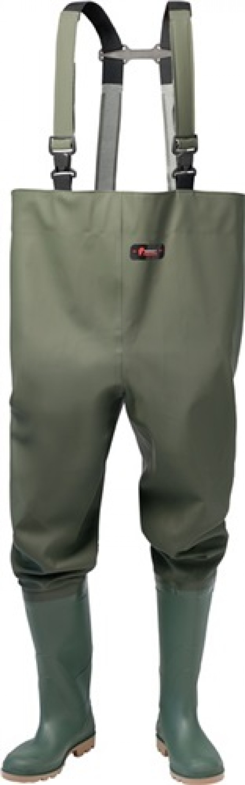 Wathose Gr.46 olivgrün PVC auf Polyester-Trägergewebe Wathose Gr.46 olivgrün PVC auf Polyester-Trägergewebe
