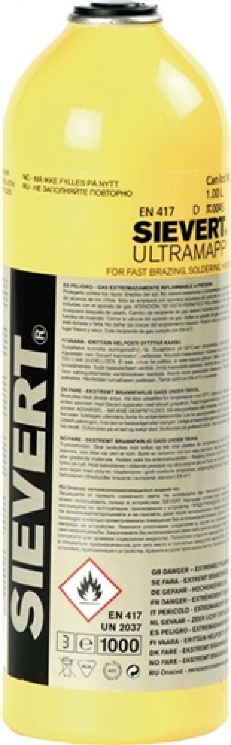 Schraubkartusche Ultramapp 2206 393g 750 ml 2400GradC SIEVERT