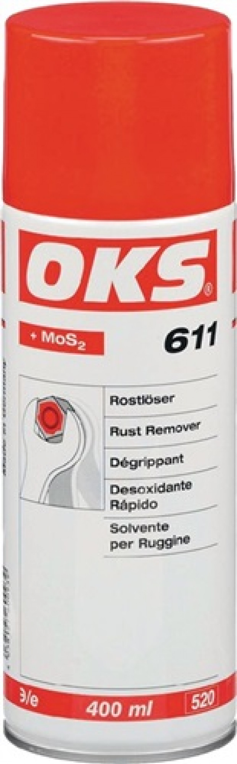 Rostlöser m.MoS² 611 400 ml Spraydose OKS Rostlöser m.MoS² 611 400 ml Spraydose OKS