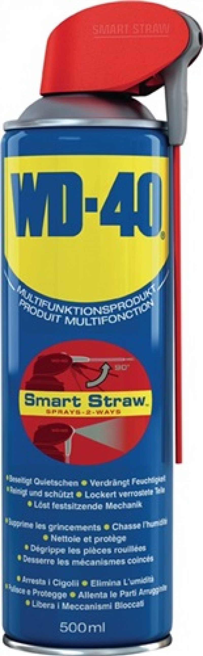 Multifunktionsprodukt 500 ml Smart-Straw Spraydose Smart Straw WD-40 Multifunktionsprodukt 500 ml Smart-Straw Spraydose Smart Straw WD-40