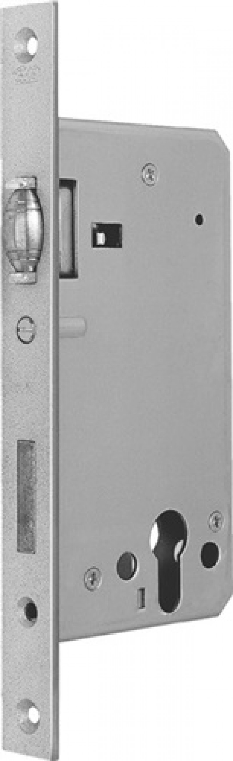 PETschl. PZ 24/55mm DIN L/R SP VA ktg. Rollfalle PETschl. PZ 24/55mm DIN L/R SP VA ktg. Rollfalle