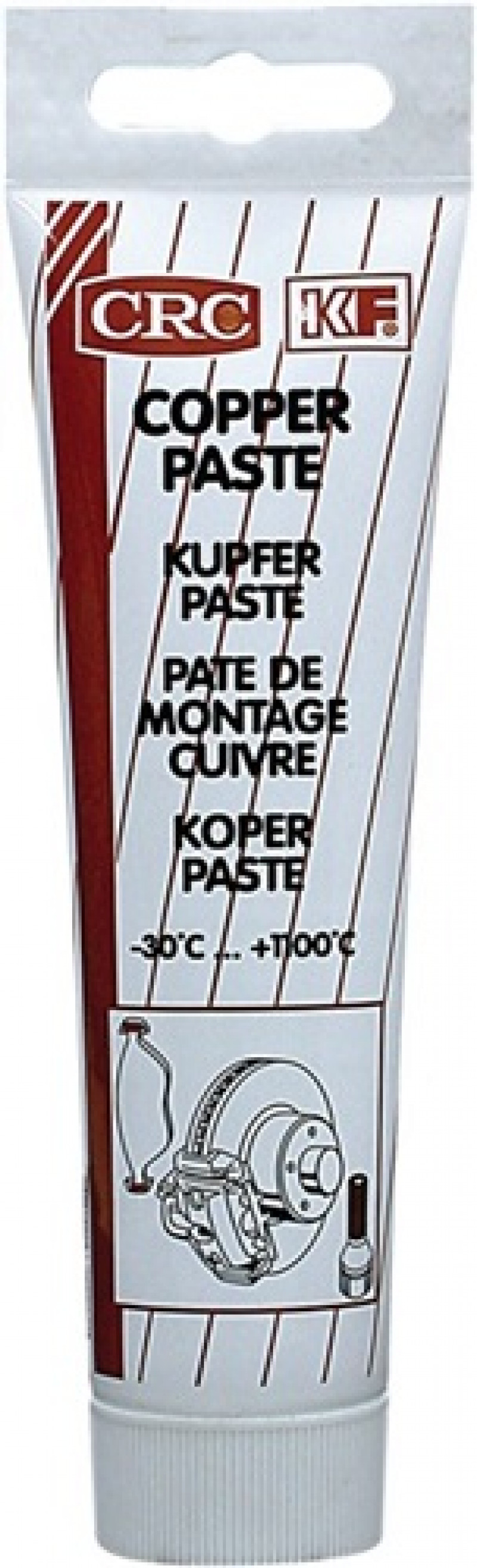 Kupferpaste COPPER PASTE 100 ml Tube CRC Kupferpaste COPPER PASTE 100 ml Tube CRC