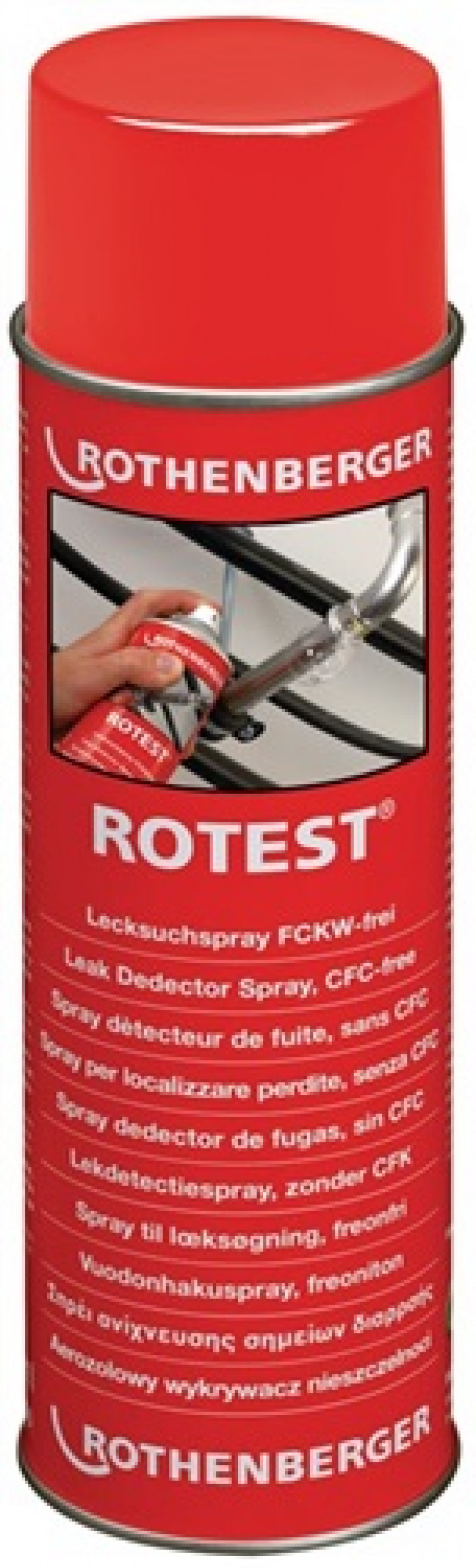 Lecksuchspray ROTEST® DVGW farblos 400 ml Spraydose ROTHENBERGER Lecksuchspray ROTEST® DVGW farblos 400 ml Spraydose ROTHENBERGER