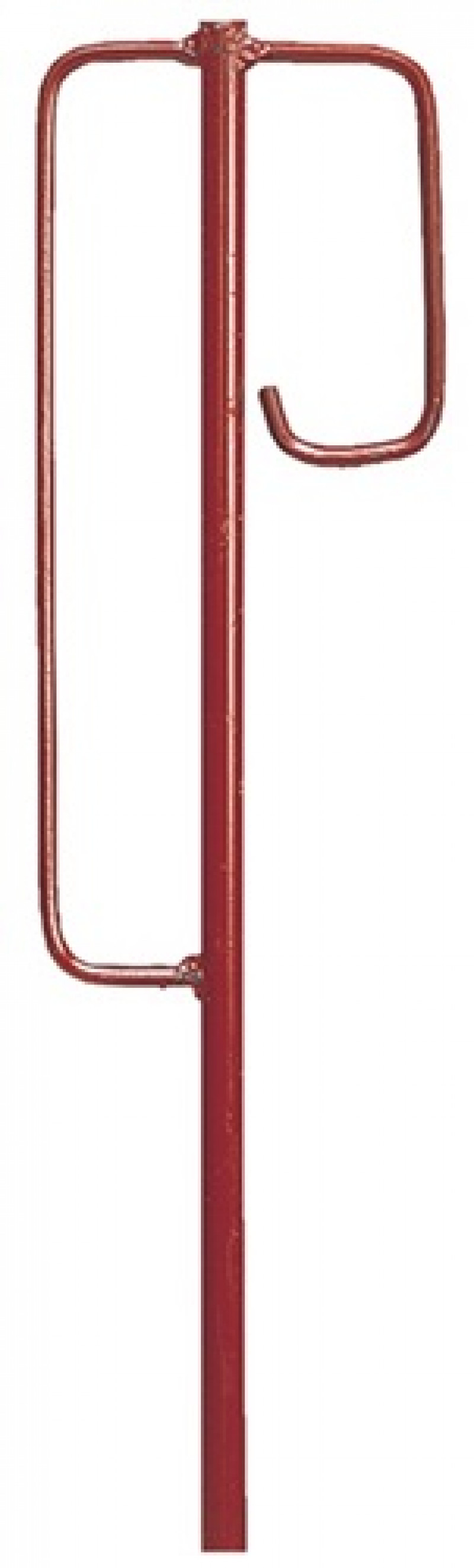 Laterneneisen Berliner Modell 1250x12mm Berliner Modell rot Laterneneisen Berliner Modell 1250x12mm Berliner Modell rot