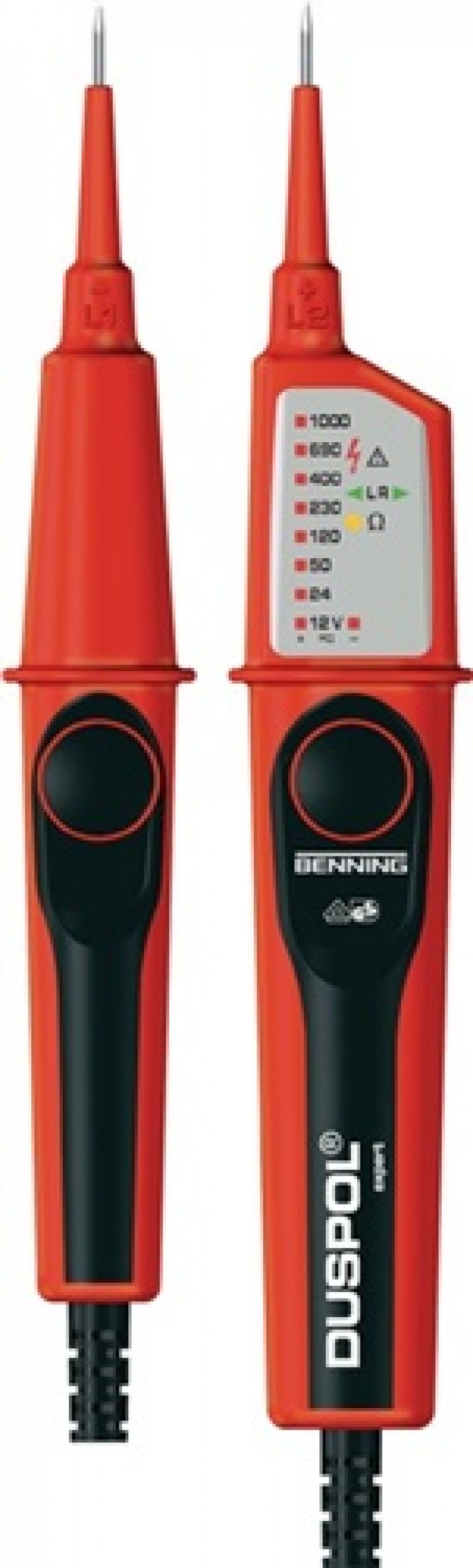 Spannungsprüfer 12-1000 V AC/DC 2pol.Last zuschaltb.DrehfeldprüfungDUSPOL expert Spannungsprüfer 12-1000 V AC/DC 2pol.Last zuschaltb.DrehfeldprüfungDUSPOL expert