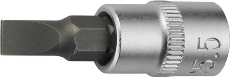 Steckschlüsseleinsatz 1/4 Zoll Schlitz 4mm L.32mm PROMAT Steckschlüsseleinsatz 1/4 Zoll Schlitz 4mm L.32mm PROMAT