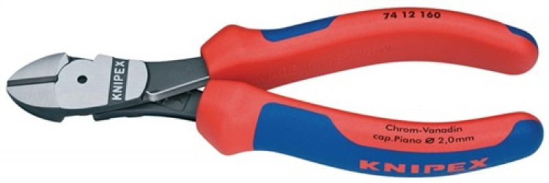 Kraftseitenschneider DIN ISO 5749 L.160mm Form 1 Facette Mehrkomp.-Hülle KNIPEX Kraftseitenschneider DIN ISO 5749 L.160mm Form 1 Facette Mehrkomp.-Hülle KNIPEX