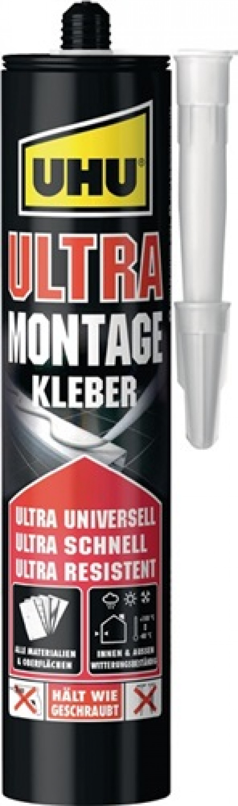 Montagekleber ULTRA weiß 435g Kartusche UHU Montagekleber ULTRA weiß 435g Kartusche UHU
