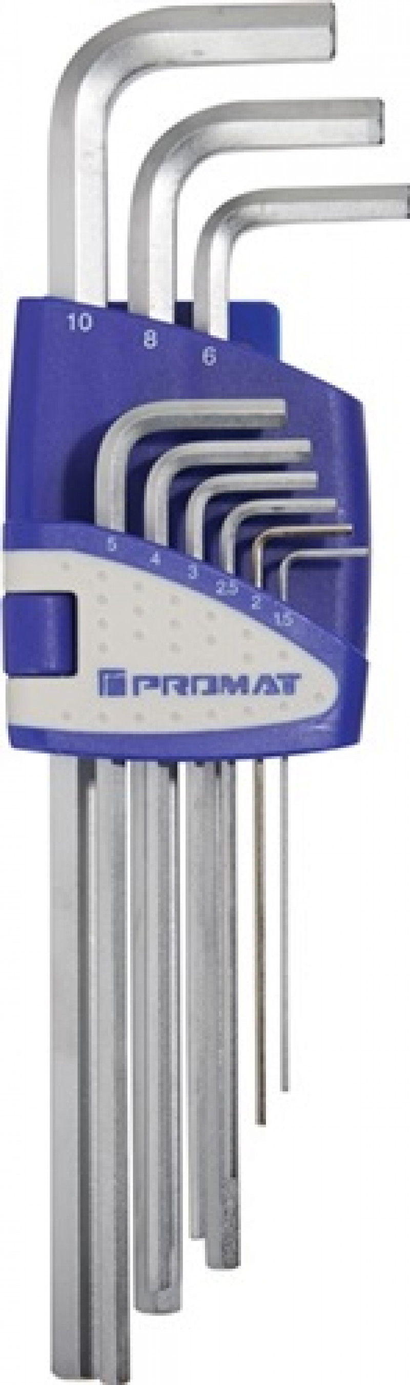 Winkelschraubendrehers. 9 teilig Ku.-Halter SW 1,5 - 10 lang Promat Winkelschraubendrehers. 9 teilig Ku.-Halter SW 1,5 - 10 lang Promat