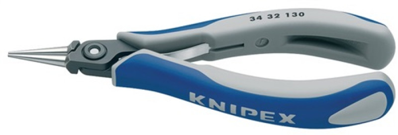 Elektronikrundzange L.135mm pol. gerade-spitz KNIPEX m.2Komp.-Hüllen Elektronikrundzange L.135mm pol. gerade-spitz KNIPEX m.2Komp.-Hüllen