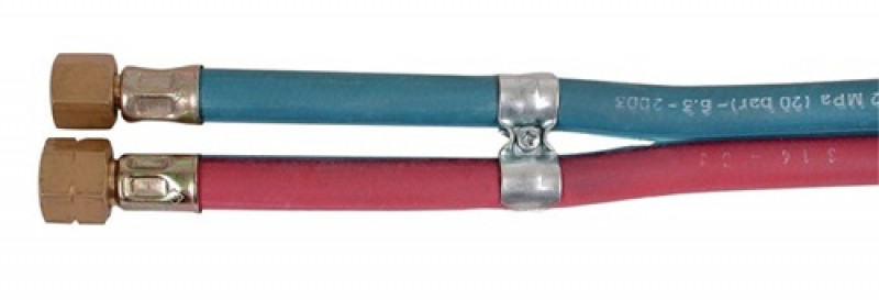 Autogenzwillingsschlauch L.10m ID 6,3/8mm Wands.5/3,5mm rot/blau GCE RHÖNA Autogenzwillingsschlauch L.10m ID 6,3/8mm Wands.5/3,5mm rot/blau GCE RHÖNA