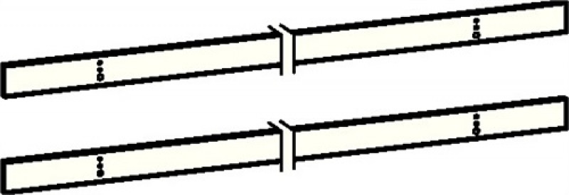 Montageplattenset Gleitsch.G-SR fl.weiß 9016