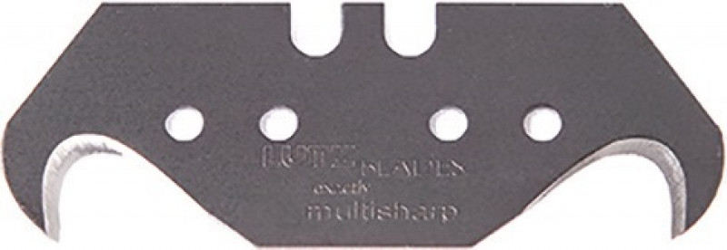 Hakenklinge multisharp L48,2xB18,7xS0,65mm m.Lochung 10 St./Spender LUTZ BLADES Hakenklinge multisharp L48,2xB18,7xS0,65mm m.Lochung 10 St./Spender LUTZ BLADES