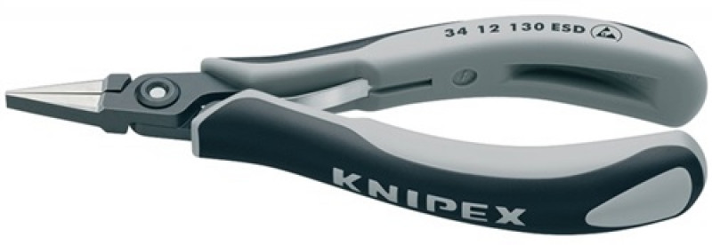 Elektronikrundzange L.135mm ESD DIN/ISO9654/9655 KNIPEX gerade/spitz Elektronikrundzange L.135mm ESD DIN/ISO9654/9655 KNIPEX gerade/spitz