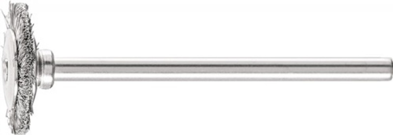 Minirundbürste RBU D16xB2xL3mm VA-Draht Schaft-D.3mm PFERD Minirundbürste RBU D16xB2xL3mm VA-Draht Schaft-D.3mm PFERD