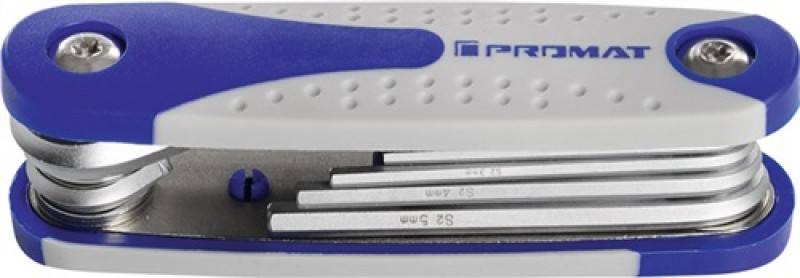 Schraubendrehersatz 9 teilig Handklapphalter SL4,5 PH2 T10-T20 SW3-6 Promat Schraubendrehersatz 9 teilig Handklapphalter SL4,5 PH2 T10-T20 SW3-6 Promat