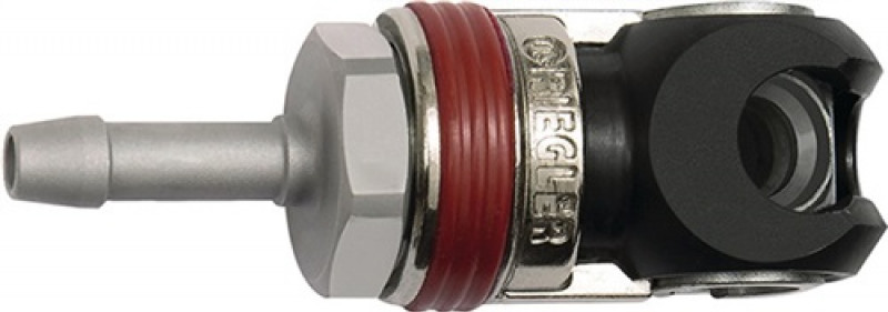 Schwenk-Sicherheitskupplung DN 7,2 Tülle STA Schlauchweite LW 8mm RIEGLER Schwenk-Sicherheitskupplung DN 7,2 Tülle STA Schlauchweite LW 8mm RIEGLER